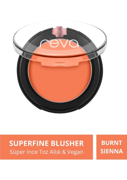 Superfine Blusher Süper ince Toz Allık 7,5 gr - Vegan & Temiz İçerik