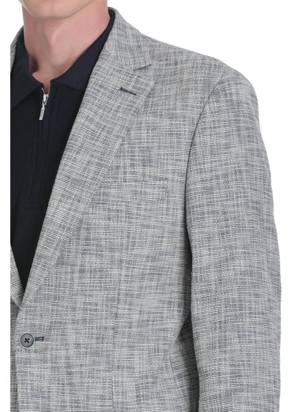 Lacivert Slim Fit Mono Yaka Casual Ceket fırsatları