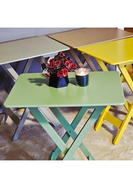 Çanta Sehpa Dikdörtgen Model Ahşap Mdf Dekoratif 4 Lü Zigon