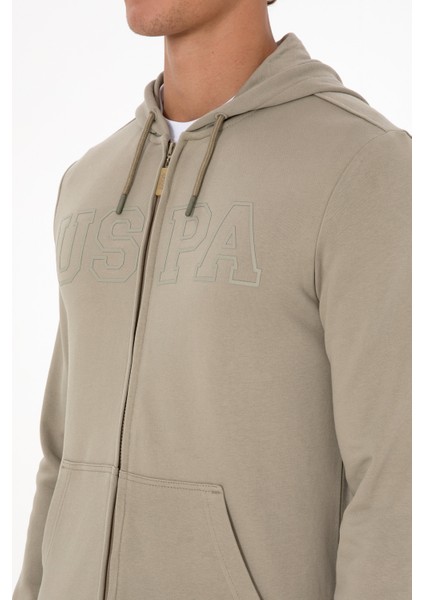 Erkek Açık Haki Hırka (Örme) 50313719-VR183