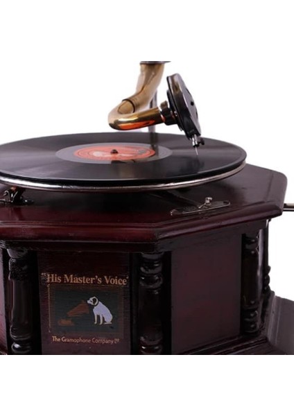 Gramofon Kurmalı Plak Çalar Sekizgen 533 ASIG527 modelleri