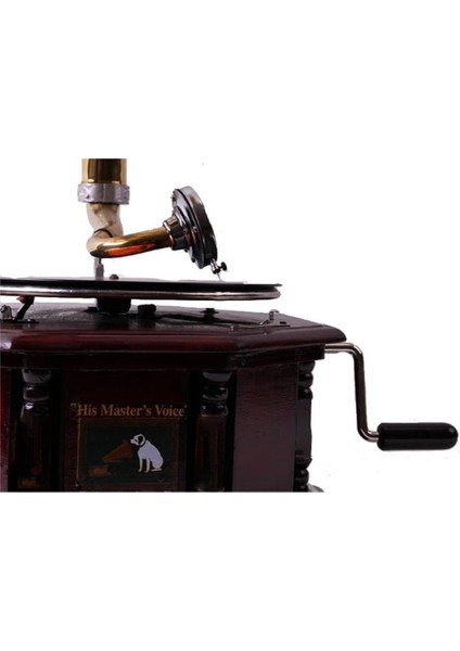 Gramofon Kurmalı Plak Çalar Sekizgen 533 ASIG527 fırsatları