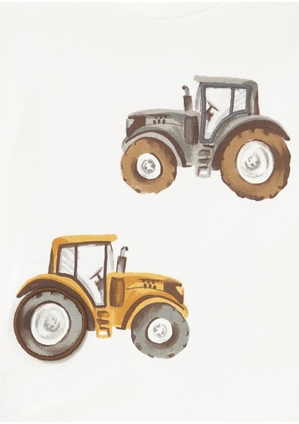 Farm Süprizli Sweat Jogger Pantolon Takım (01-04 Yaş Arası) - Sarı-Ekru indirimleri