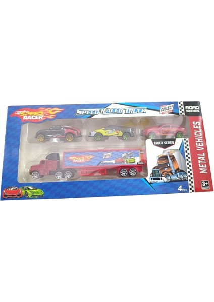 Toysan Speed Racer Tır ve Yarış Arabaları Oyun Seti Toy-40