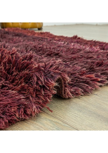 Tayeçe El Dokuma Bordo Tülü Halı 164X237 cm fırsatları