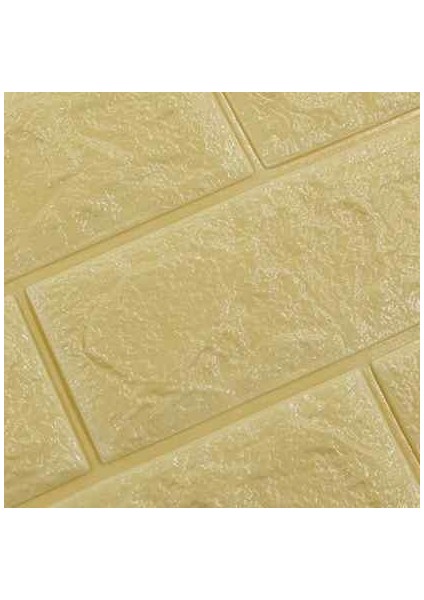 Yapışkanlı Duvar Paneli 3D Dekoratif Esnek Duvar Kağıdı Kaplama Köpük (70X77)