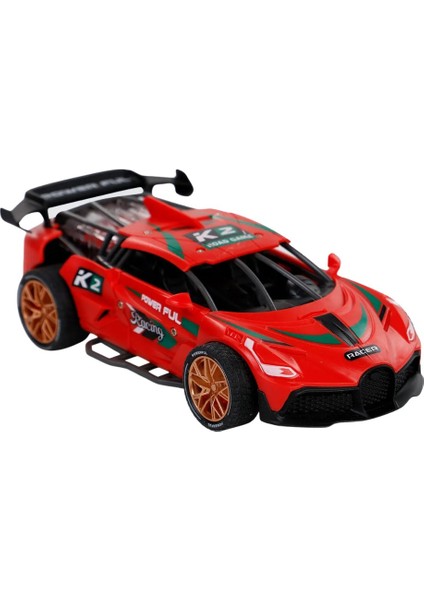 Vardem Sürtmeli Sesli Işıklı Spor Arabalar 18 cm - Kırmızı