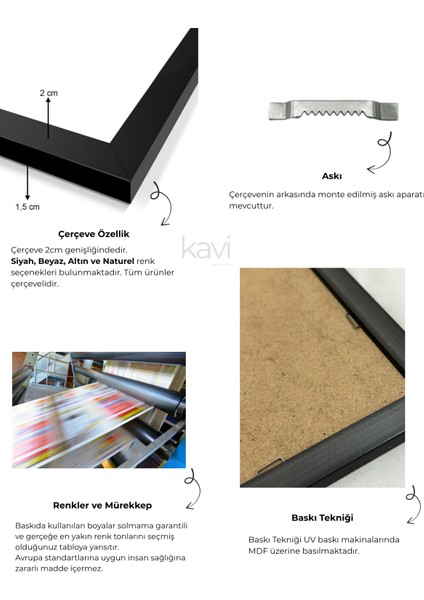Ogata Korin | Çerçeveli Mdf Sanat Tablosu | Modern Ev Ofis Dekorasyonu | fırsatları