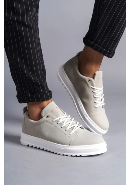 SLW152 Cool Bağcıklı Süet Erkek Günlük Spor Klasik Ayakkabı Sbt - Gri