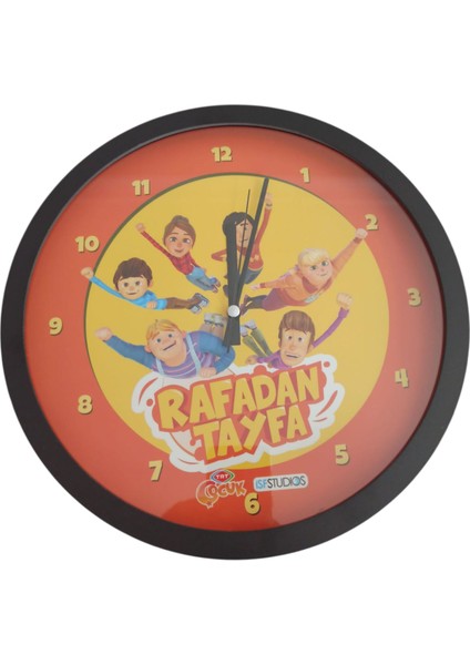 Rafadan Tayfa Orijinal Çocuk Odası Duvar Saai & 30 cm fiyatları