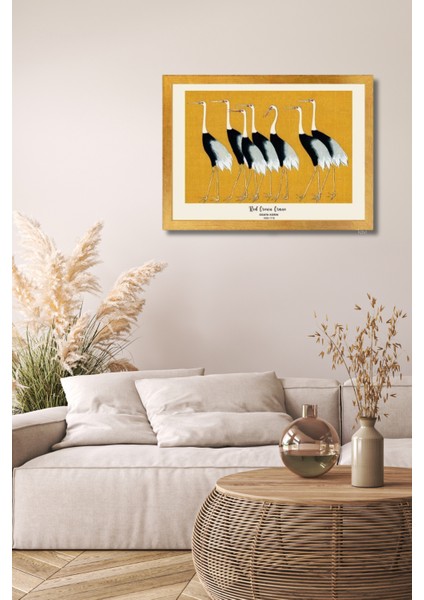 Ogata Korin | Çerçeveli Mdf Sanat Tablosu | Modern Ev Ofis Dekorasyonu |