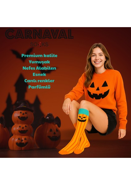 6\'lı Halloween Cadılar Bayramı Desenli Unisex Kutulu Çorap Seti fiyatları