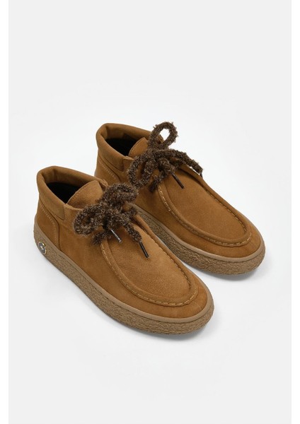 Yanelis Taba Süet Hakiki Deri Kadın Bot indirimleri