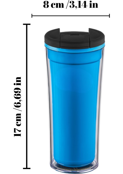 350 ml Opak Seri Turkuaz Çift Katmanlı Mug Isıya Dayanıklı Kahve & Çay Bardağı fiyatları