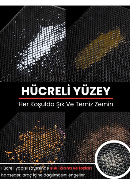 VOLVO-XC60-HYBRİD-(2021-2025) Için Eva Ful Paspas Takımı (Metal Topukluk Hariç)