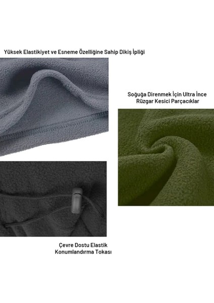 Polar Boyunluk Bere 5'li Set Karma Renk modelleri