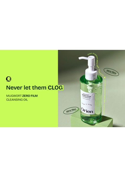 Mugwort Zero Film Cleansing Oil 200ML – Zero Film Teknolojili Makyaj Temizleme Yağı