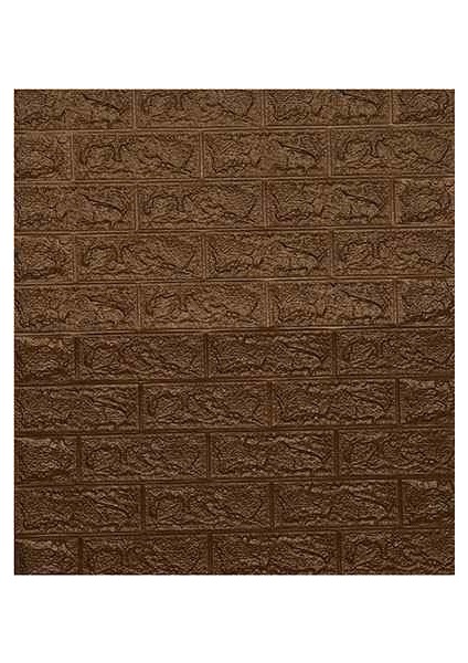 Yapışkanlı Duvar Paneli 3D Dekoratif Esnek Duvar Kağıdı Kaplama Köpük (70X77)