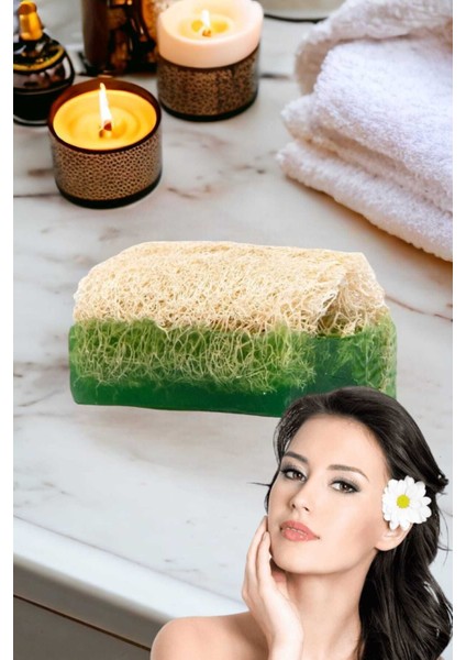 %100 El Yapımı Doğal Kabak Lifli Aloe Vera Sabun 120 Gr modelleri