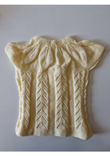 El Örgüsü 6 Ay Kız Bebek Yeleği fiyatları