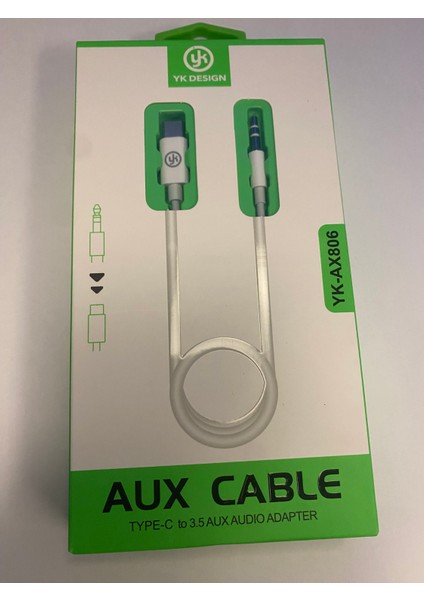 Type-C 3.5 Aux Audio Adapter Kablo