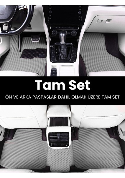 AUDİ-A3-SEDAN-(2013-2020) Için Eva Ful Paspas Takımı (Metal Topukluk Dahil) fiyatları