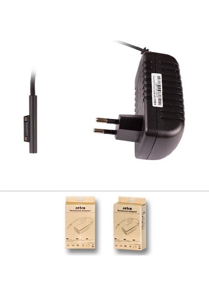 Microsoft Surface Pro 3, Pro 4, 12V 2.58A Tablet Adaptörü
