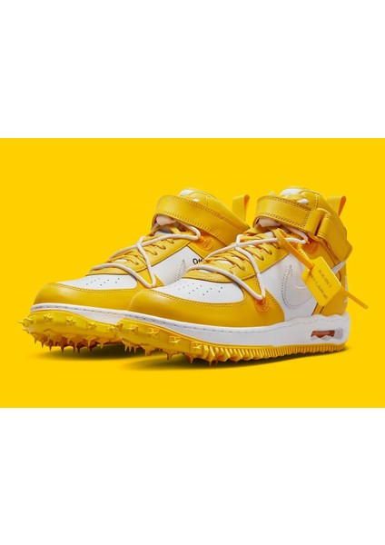 Air Force 1 Mid Sp Off-White Varsity Maize DR0500-101 Günlük Spor Ayakkabı