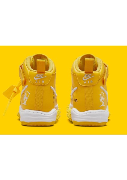 Air Force 1 Mid Sp Off-White Varsity Maize DR0500-101 Günlük Spor Ayakkabı modelleri