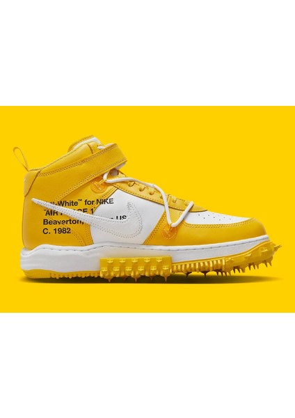 Air Force 1 Mid Sp Off-White Varsity Maize DR0500-101 Günlük Spor Ayakkabı fırsatları