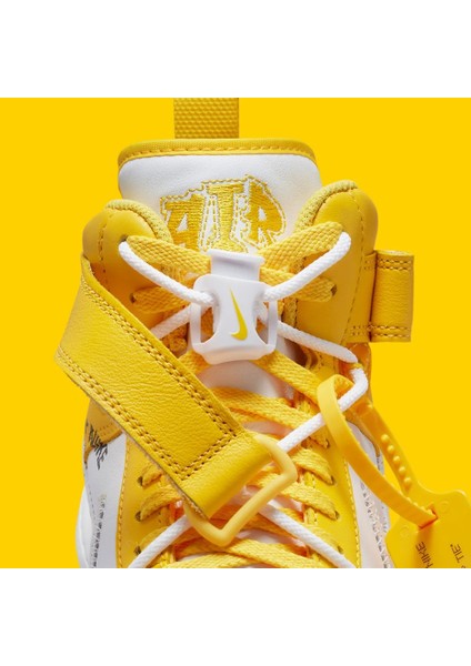 Air Force 1 Mid Sp Off-White Varsity Maize DR0500-101 Günlük Spor Ayakkabı indirimleri