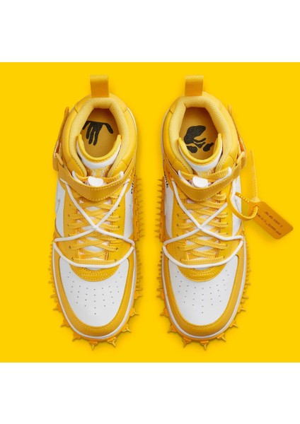 Air Force 1 Mid Sp Off-White Varsity Maize DR0500-101 Günlük Spor Ayakkabı