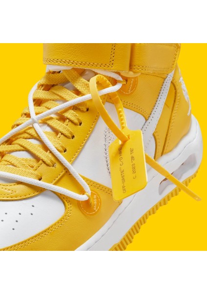 Air Force 1 Mid Sp Off-White Varsity Maize DR0500-101 Günlük Spor Ayakkabı