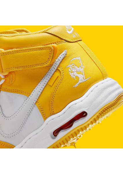 Air Force 1 Mid Sp Off-White Varsity Maize DR0500-101 Günlük Spor Ayakkabı
