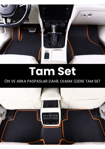 Mercedes-Benz-A SERİSİ-W177-SEDAN-(2018-2025) Için Eva Ful Paspas Takımı (Metal Topukluk Hariç) fiyatları