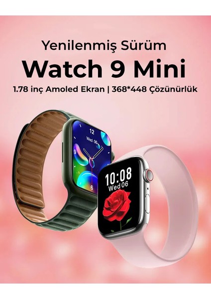 Watch 9 Mini Akıllı Saat modelleri
