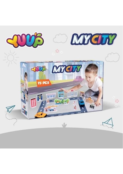 Aden Oyuncak My City Otoyol Puzzle Seti ADN-3413