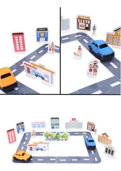 Aden Oyuncak My City Otoyol Puzzle Seti ADN-3413 fırsatları