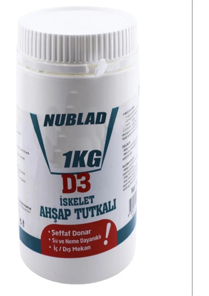 D3 Iskelet Ahşap Tutkalı Şeffaf Mobilya Mdf Sunta Tahta Güçlü Hobi Kuvvetli Yapıştırıcı