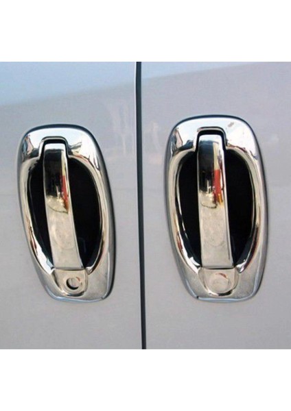 Peugeot Bipper Uyumlu Kapı Kolu Krom 4 Kapı 8 Parça 2008 Ve Sonrası Modeller İçin fiyatları