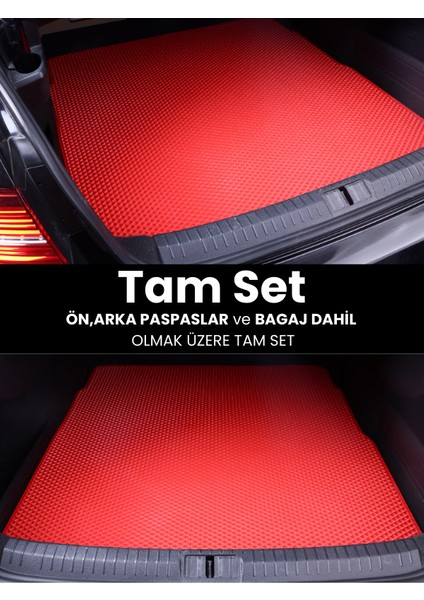 Renault-Megane 2-HATCHBACK-(2002-2008) Için Eva Ful Paspas Takımı (Metal Topukluk Hariç) indirimleri