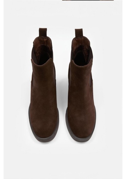 Alisha Acı Kahve Süet Hakiki Deri Topuklu Bot fiyatları