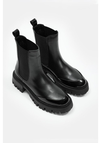 Somos Siyah Hakiki Deri Kadın Bot indirimleri