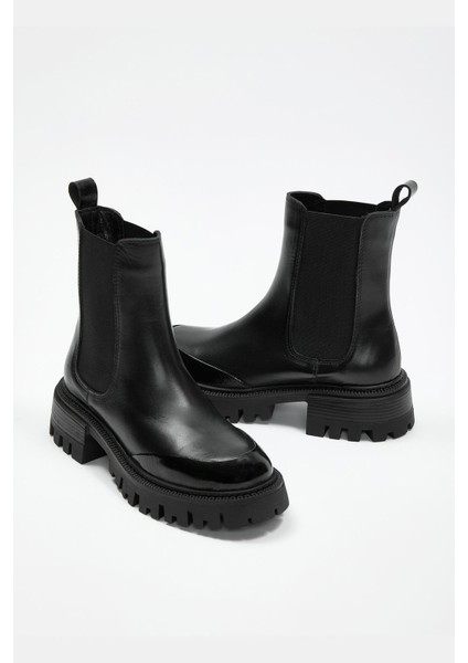 Somos Siyah Hakiki Deri Kadın Bot