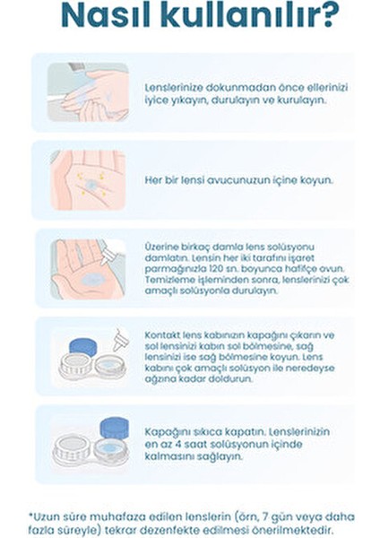 Lens Solüsyonu 360 ml 2 Adet Silikon Hidrojel Lensler İçin Temizleme ve Dezenfekte fırsatları