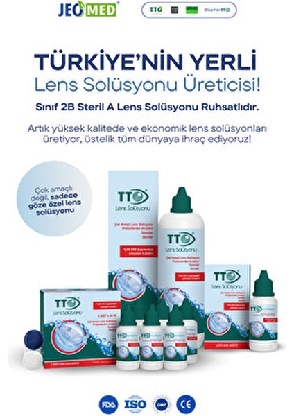 Lens Solüsyonu 360 ml 2 Adet Silikon Hidrojel Lensler İçin Temizleme ve Dezenfekte indirimleri