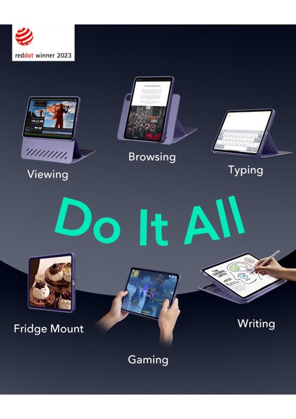 iPad Pro 11 (M2-4.Nesil) (M4-7. Nesil)(2024) Shift Manyetik Kılıf modelleri