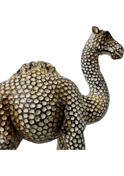 1260 Yaldızlı Develer Dekoratif Ikili Set Biblo