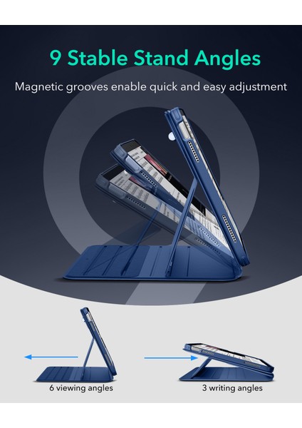 iPad Pro 11 M5 (M2-4.Nesil) (M4-7. Nesil)(2024) Shift Manyetik Kılıf modelleri