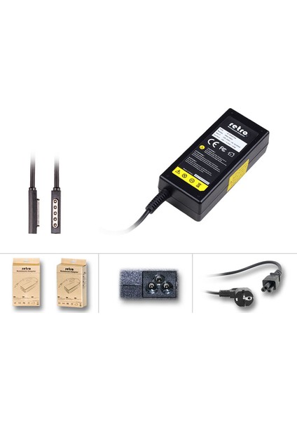 Microsoft Surface Pro, Pro 2, 12V 3.6A Tablet Adaptörü